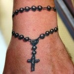 Tattoo karkötő a karján, a csukló és a láb (karkötő) Tattoo karkötő a karján, a csukló és a láb
