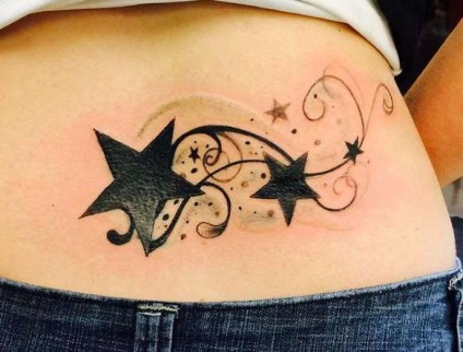 Tetoválás a hát alsó 43 fotók, vázlatok