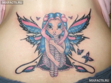 Tattoo hátoldalán női ötletek és képek