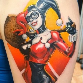 Tattoo jegyzetek (megjegyzések Violin Girl) zene tetoválás