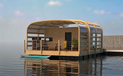 Top-10 úszó házak alkalmazására vagy a víz birtok a jövő