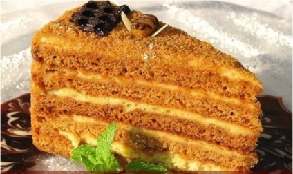 Cake mézes sütemény - a recept egy fotó