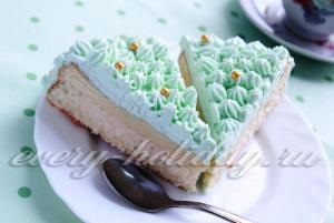 Torta kókuszos recept fényképpel (kókusz) Torta kókuszos recept egy fotó