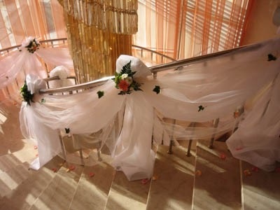 Прикраса сходи на весілля підготовка поверхонь і вибір декорацій
