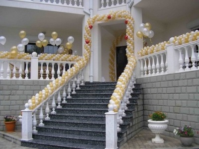 Прикраса сходи на весілля підготовка поверхонь і вибір декорацій