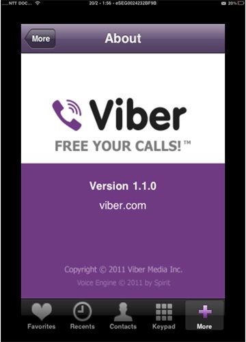 Viber iPad - a legjobb program, hogy kommunikálni az Apple tablet felhasználók