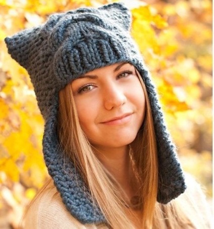 A választás divatos kalap a téli még
