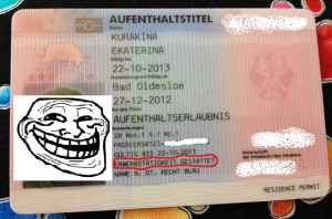 Tartózkodási engedély - aufenthaltstitel - Deutschland (tartózkodási engedély) Tartózkodási engedély - aufenthaltstitel - Deutschland