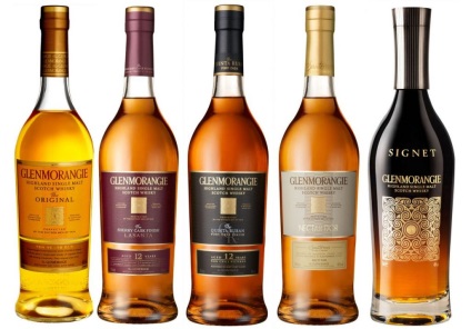 Glenmorangie Whisky (Glenmorangie) - leírása típusú és márkájú