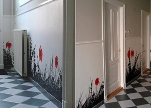 Art festés a falakon saját kezűleg