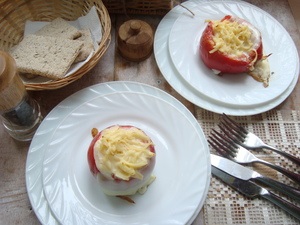 Rántotta egy paradicsomos-reggeli-lépésre recept fotók (tojás) Rántotta paradicsomos reggeli egy lépésről lépésre recept fotók