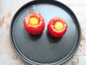 Rántotta egy paradicsomos-reggeli-lépésre recept fotók (recept) Rántotta paradicsomos reggeli egy lépésről lépésre recept fotók