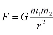 A gravitáció törvénye (gravitációs Strength) Az egyetemes tömegvonzás törvénye