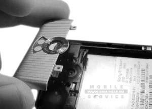 Az érzékelő cseréje a telefon sony-Ericsson G700