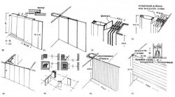 Louvered ajtók szekrények és ajtók a WC