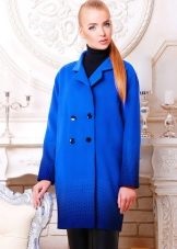 Bras kék kabát 2017 (fotó 59) sötétkék, kapucnis, a klasszikus rövid