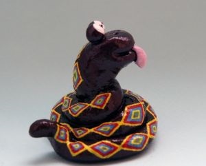 Snake sózott tészta (tészta) Snake só tészta