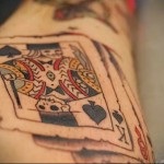 Jelentés tetoválás játékkártya - jelentését és fotók