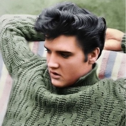 Celebrity frizura Elvis Presley fotó vélemények