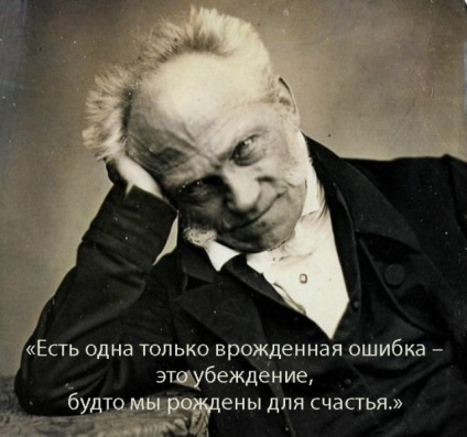 Arthur Schopenhauer „nagy pesszimista” egy humorérzéke