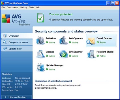 AVG Free víruskereső szoftverek