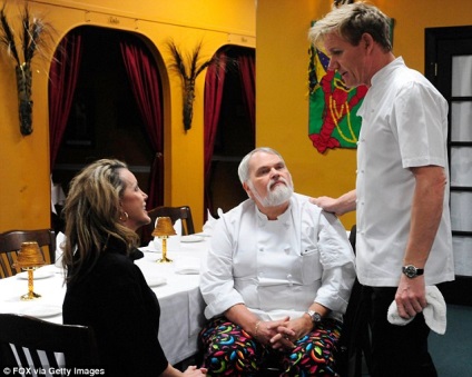 Több, mint 60 százaléka az éttermek által látogatott Gordonom Ramzi a show „Kitchen Nightmares” most