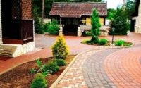 Чим і як пофарбувати тротуарну плитку своїми руками