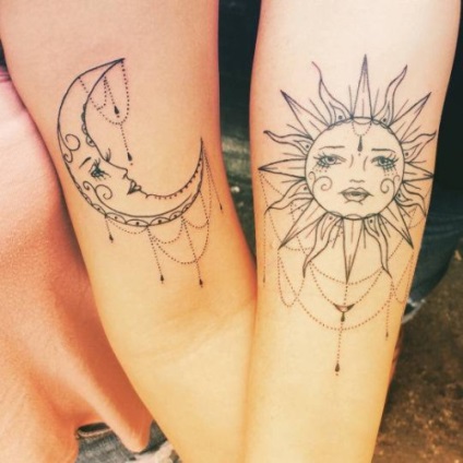 Képek és jelentősége a hold tetoválás