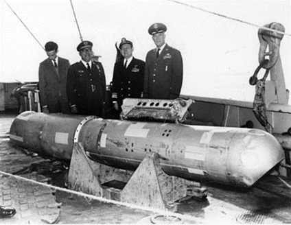 Az amerikaiak elvesztették nukleáris bombák a Földközi-tenger