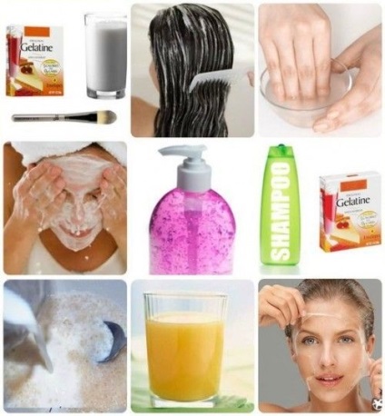Hogyan készítsünk egy maszk a haj növekedését és a hangerő zselatinnal otthon