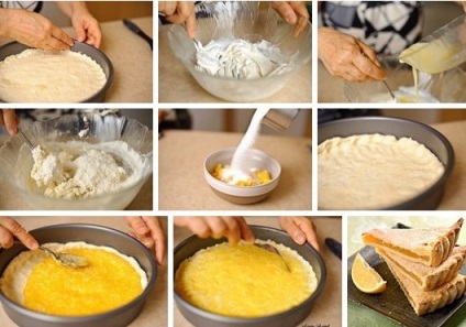 Hogyan kell főzni a legfinomabb citromos sütemény receptek, omlós tészta, a töltelék