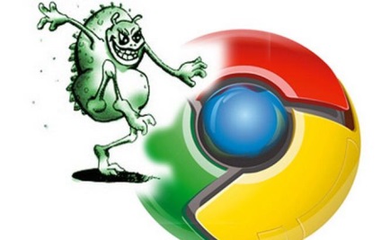 Hogyan lehet ellenőrizni a Google Chrome-vírus, amely ilyen scriptek