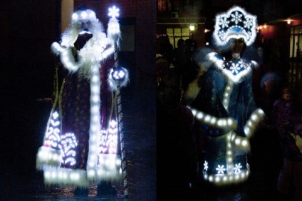 Hogyan, hogy magát a LED fények Karácsonyi Mikulás ruha