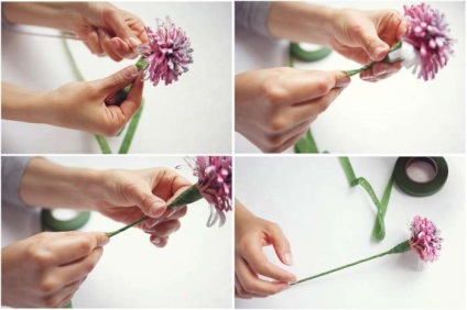 Hogyan lehet a papír virágokat a magazin - maguk kezébe