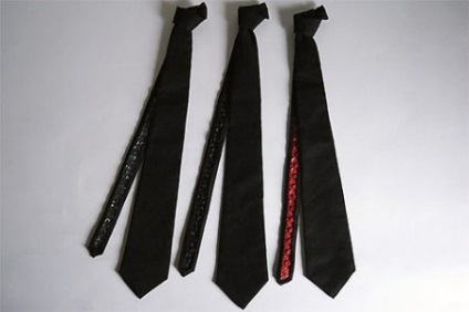Hogyan varrni döntetlen a kezét és a közönséges nyakkendő és hogyan kössünk nyakkendőt különböző módokon