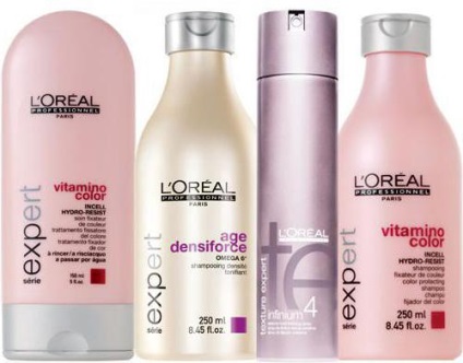 Cosmetics L'Oreal professzionális haj - tökéletes asszisztens a törekvés a szépség