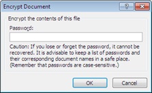 Biztonsági beállítások az Excel dokumentumot a végső, titkosítás, jelszó védőszerkezet