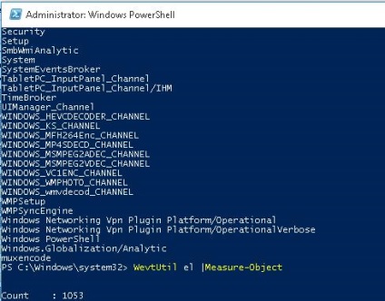 Ablaktisztítás segítségével PowerShell wevtutil esemény naplók, Windows, hogy a rendszer (via) Tisztítása az ablakok eseménynapló segítségével PowerShell wevtutil, ablakok a rendszer