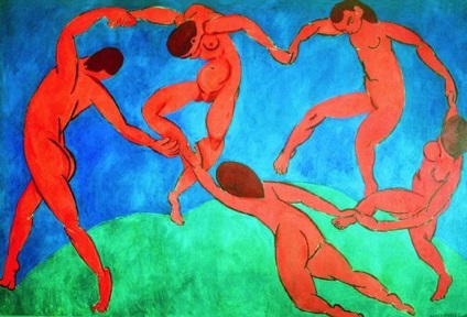 Leírás festmények Anri Matissa „tánc”