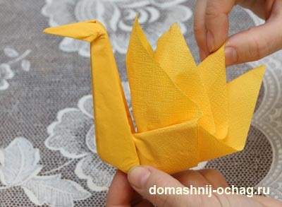 Origami hattyú ki törölközők