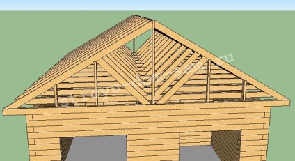 Tervezés tetőtéri faházak, a fő