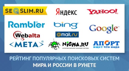 Keresés a világ és Magyarország rendszer - rangsor keresőmotorok RuNet