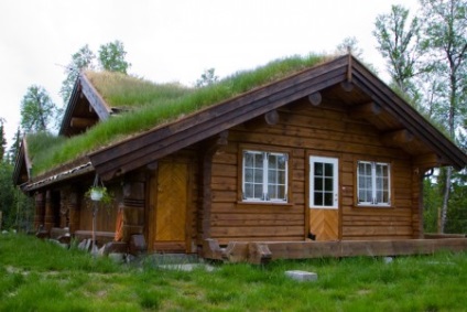 Projektek norvég faházak ágyútalp, rönk és fűrészáru