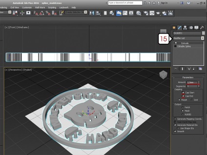 Egyszerű modellezés spline 3ds max (3ds max) Egyszerű spline modellezés 3ds max