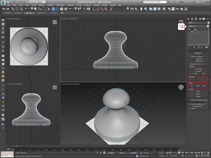 Egyszerű modellezés spline 3ds max (3D-modellezés) Egyszerű spline modellezés 3ds max