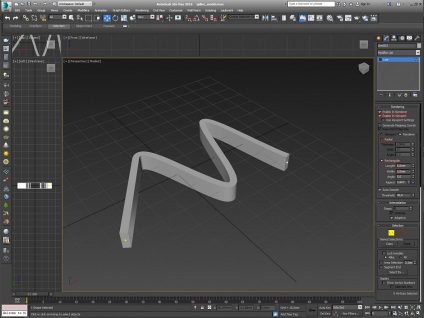 Egyszerű modellezés spline 3ds max (3D-modellezés) Egyszerű spline modellezés 3ds max