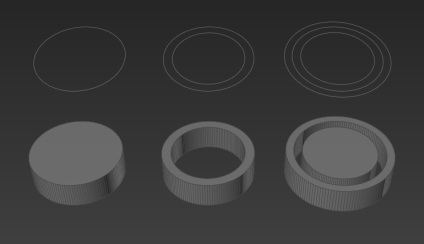 Egyszerű modellezés spline 3ds max (3D-modellezés) Egyszerű spline modellezés 3ds max
