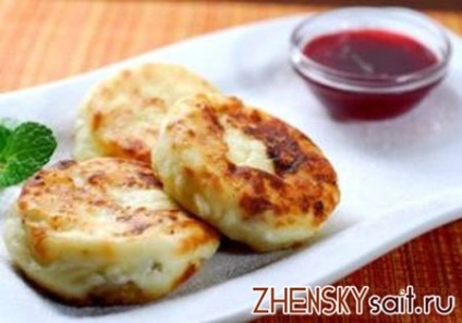 Recept túró fánk származó túró, készítsen egyszerű és ízletes csemege