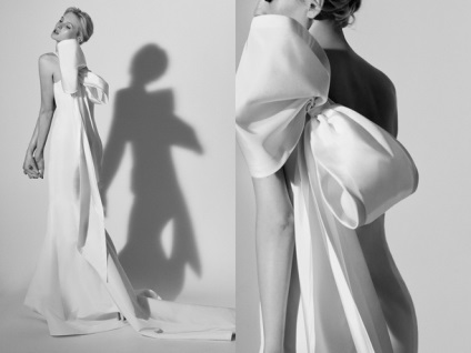 Esküvői kollekció Carolina Herrera 2018 fotó az új modellek a ruhák és öltönyök
