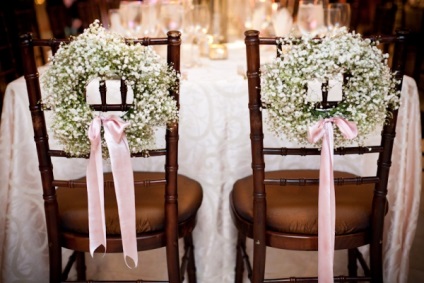 Esküvői csokor baba levegőt saját kezűleg, a fénykép rózsák